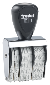 Image Tampon dateur manuel Trodat 1020 - 5mm