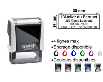 Image Tampon Parqueteur 4 lignes
