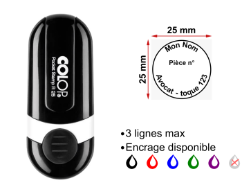 Tampon de poche Colop Pocket Stamp R25 Image Tampon de poche Colop Pocket Stamp R25