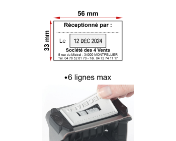 Image Empreinte Trodat Professionnel Dateur 5460