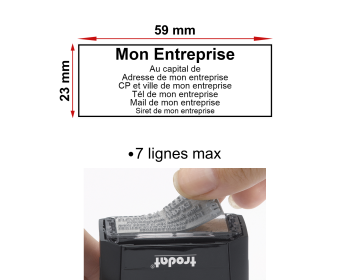 Empreinte Colop Pocket Stamp Plus 40 Image Empreinte Colop Pocket Stamp Plus 40