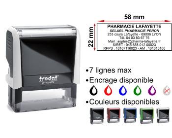 Image Tampon Pharmacie 7 lignes