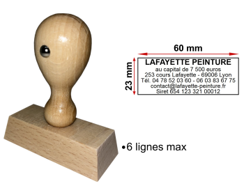 Image Tampon éco Peintre 6 lignes