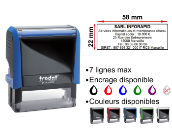 Image Tampon KBIS 7 lignes