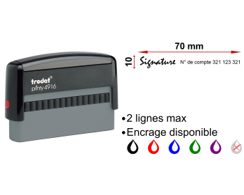 Image Tampon Signature + Numéro de compte
