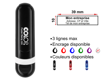 Tampon de poche Colop Mini Pocket Stamp Image Tampon de poche Colop Mini Pocket Stamp