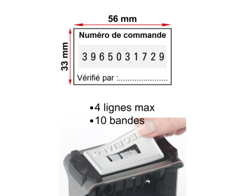 Image Empreinte Trodat Professionnel Numéroteur 55510PL