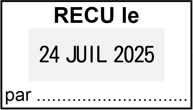 Timbre Caoutchouc Personnalisé Double Face Pour Colop Classic Line 2300 – Gravure Laser Précise