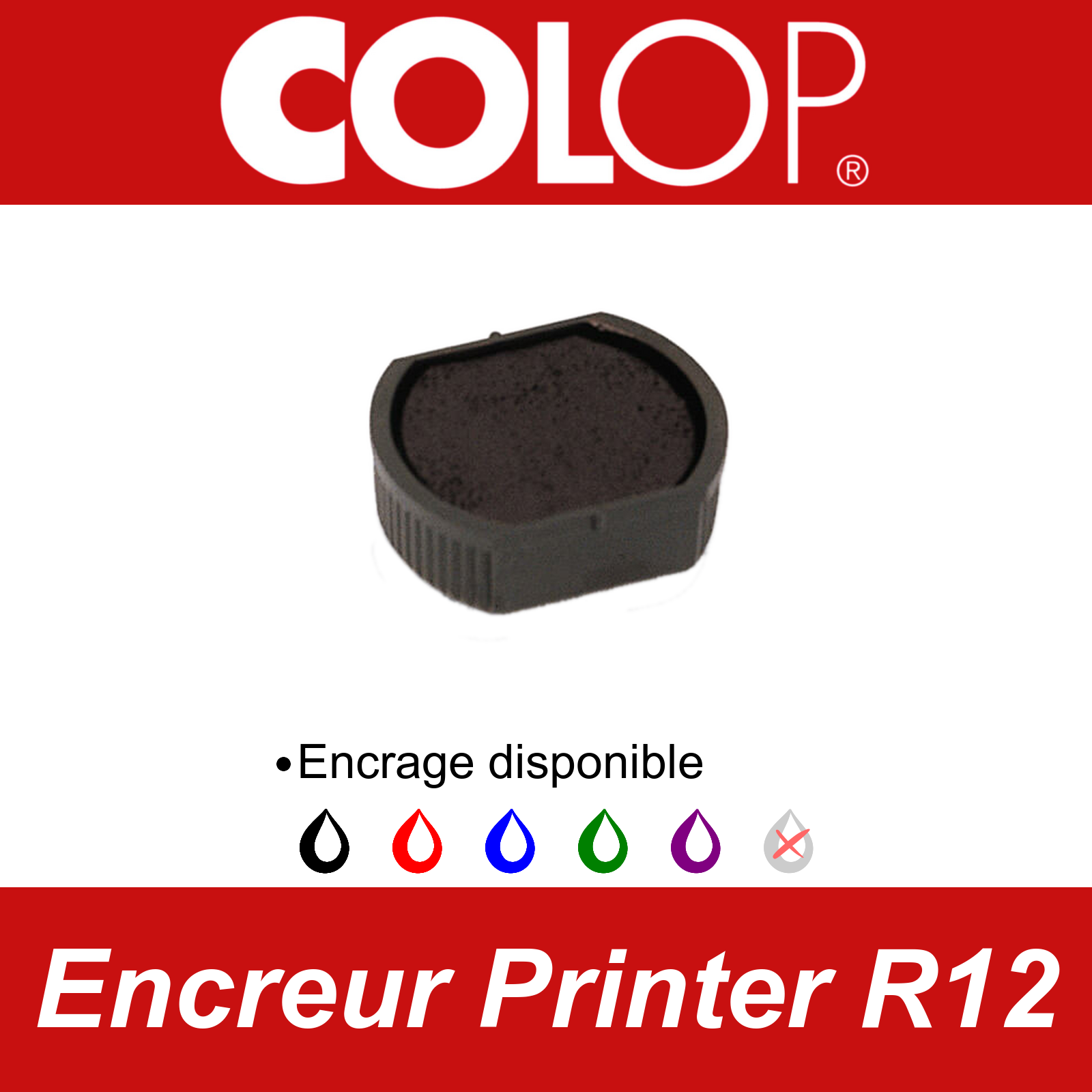 Encreur Colop Printer R12 | Tampon Personnalisé
