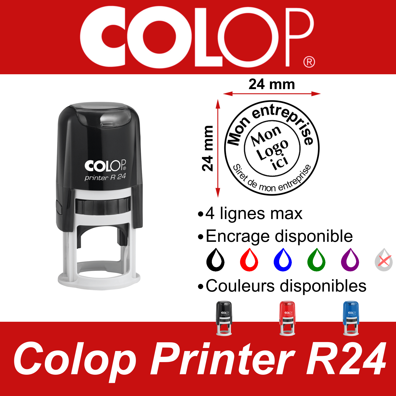 Colop Printer R24 | Tampon Personnalisé