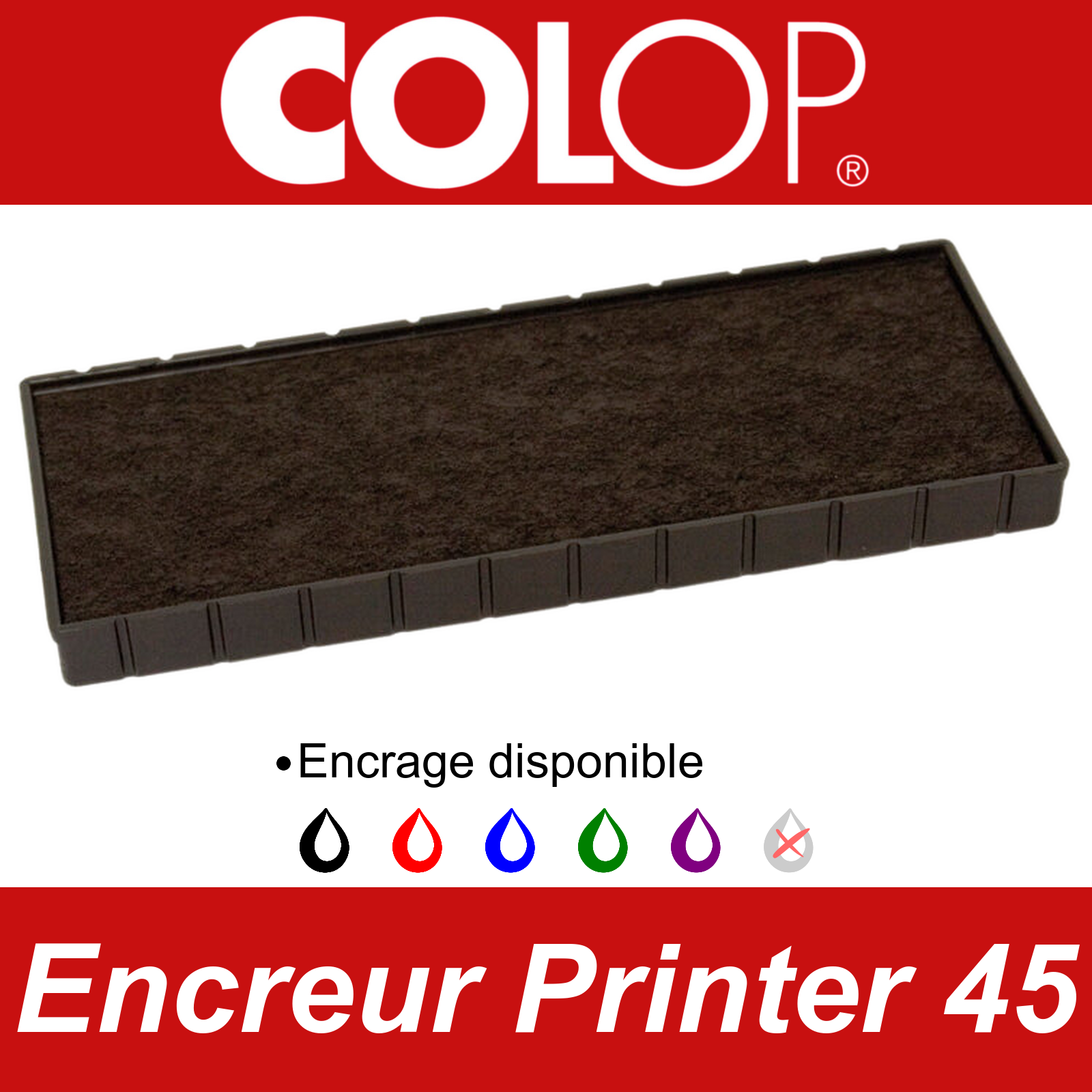 Encreur Colop Printer 45 | Tampon Personnalisé