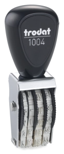 Tampon dateur manuel Trodat 1004 - 3mm