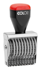 Tampon numéroteur Manuel 10 bandes 3mm - 03010
