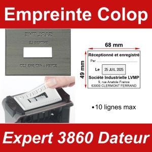 Empreinte Colop Expert 3860 Dateur