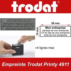 Empreinte Trodat Printy 4911