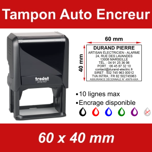 Tampon Sur-Mesure 60x40mm