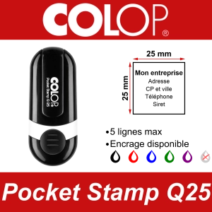 Tampon de poche Colop Pocket Stamp Q25