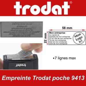 Empreinte Trodat poche 9413