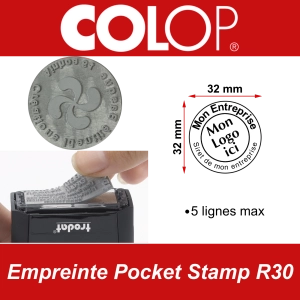 Empreinte Colop Pocket Stamp R30