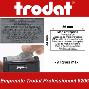 Empreinte Trodat Professionnel 5206