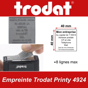 Empreinte Trodat Printy 4924