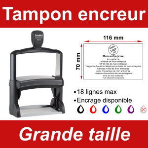 Tampon encreur grande taille