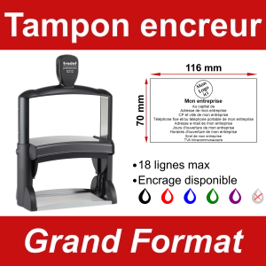 Tampon encreur grand format