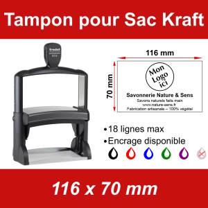 Tampon personnalisé pour Sac Kraft