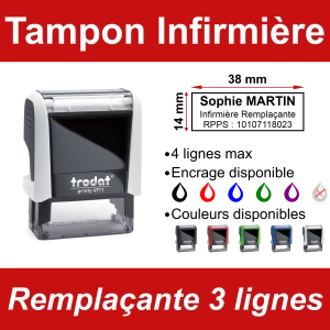 Tampon Infirmière Remplaçante