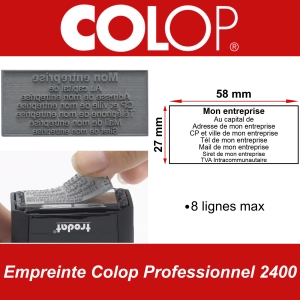 Empreinte Colop Professionnel 2400