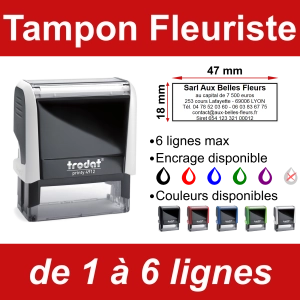 Tampon Fleuriste 6 lignes