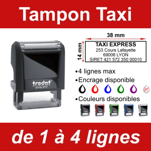 Tampon Taxi 4 lignes