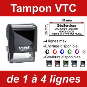 Tampon VTC 4 lignes