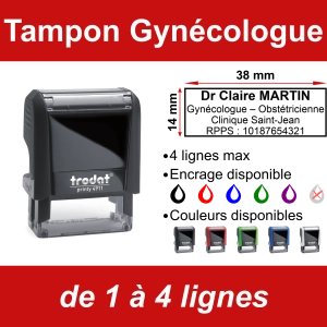 Tampon Gynécologue 4 lignes