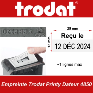 Empreinte Trodat Printy Dateur 4850