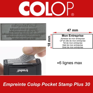 Empreinte Colop Pocket Stamp Plus 30