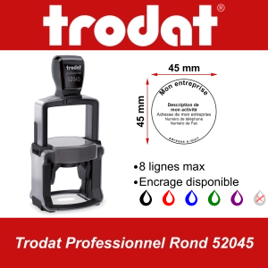 Trodat Professionnel Rond 52045