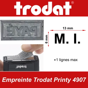 Empreinte Trodat Printy 4907
