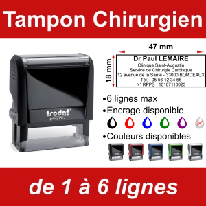 Tampon Chirurgien 6 lignes