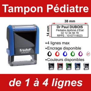 Tampon Pédiatre 4 lignes