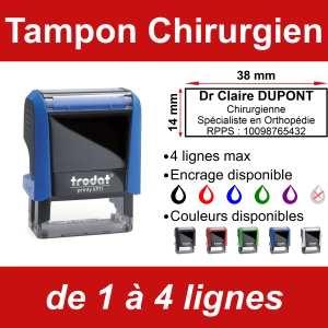 Tampon Chirurgien 4 lignes