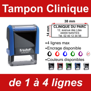 Tampon Clinique 4 lignes