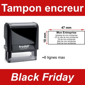 Tampon Black Friday 47x18mm