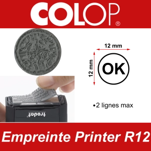Empreinte Colop Printer R12