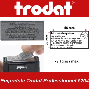 Empreinte Trodat Professionnel 5204