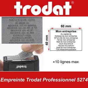 Empreinte Trodat Professionnel 5274