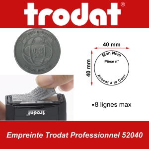 Empreinte Trodat Professionnel 52040