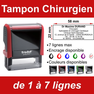 Tampon Chirurgien 7 lignes