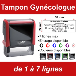 Tampon Gynécologue 7 lignes