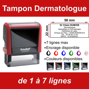 Tampon Dermatologue 7 lignes